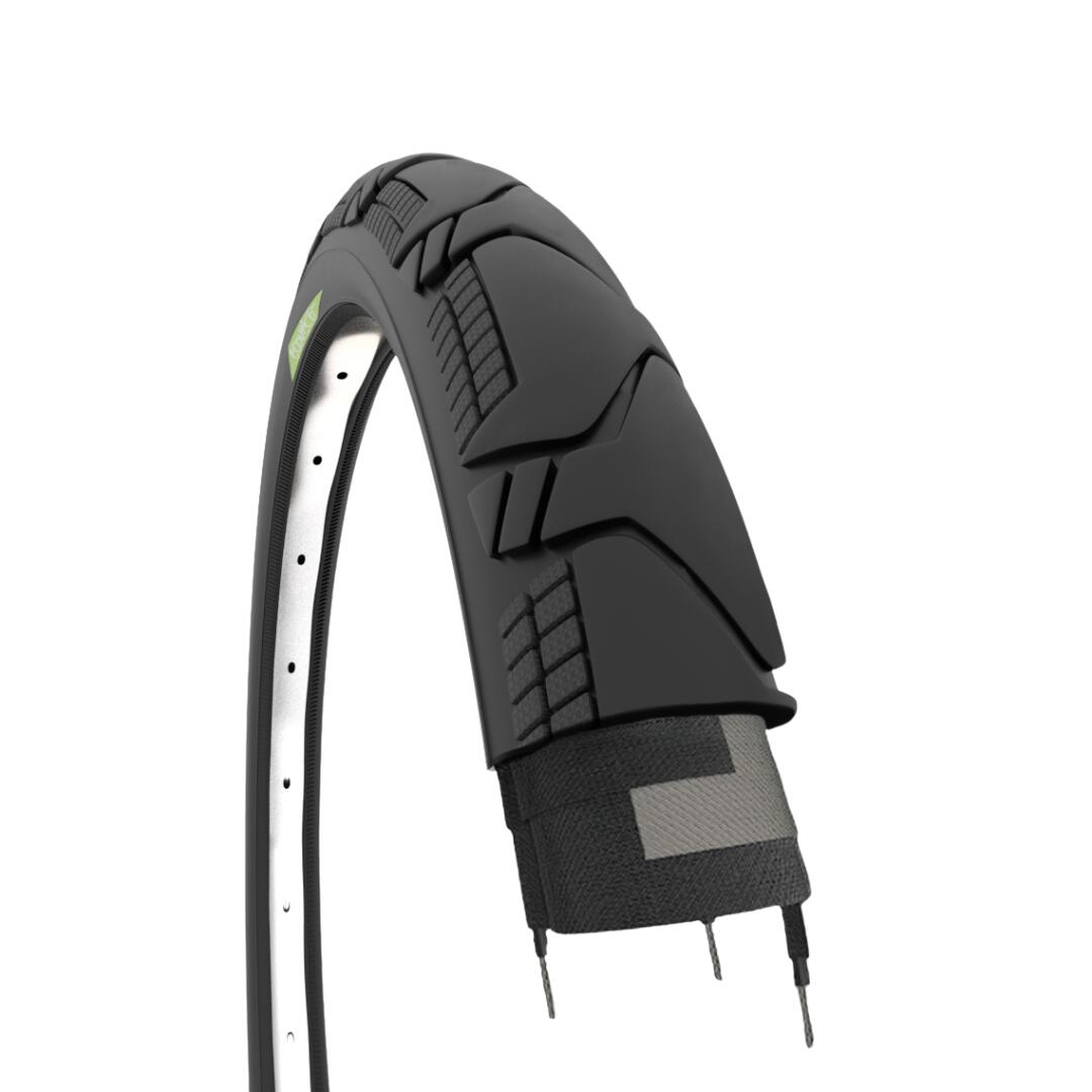 ECOVELO 2 copertoni 700x45c (45-622),pneumatici demi slick neri 29 x 1.75  trekking EV