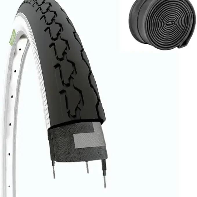 Tyre 24x1 3/8 (37-540)+inner tube, bike kids 24 x 1 3/8 road EV