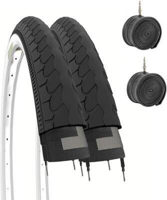 2 copertoni 26x1 3/8 (37-590)+camere. pneumatici 26 x 1 3/8 bicicletta olanda EV