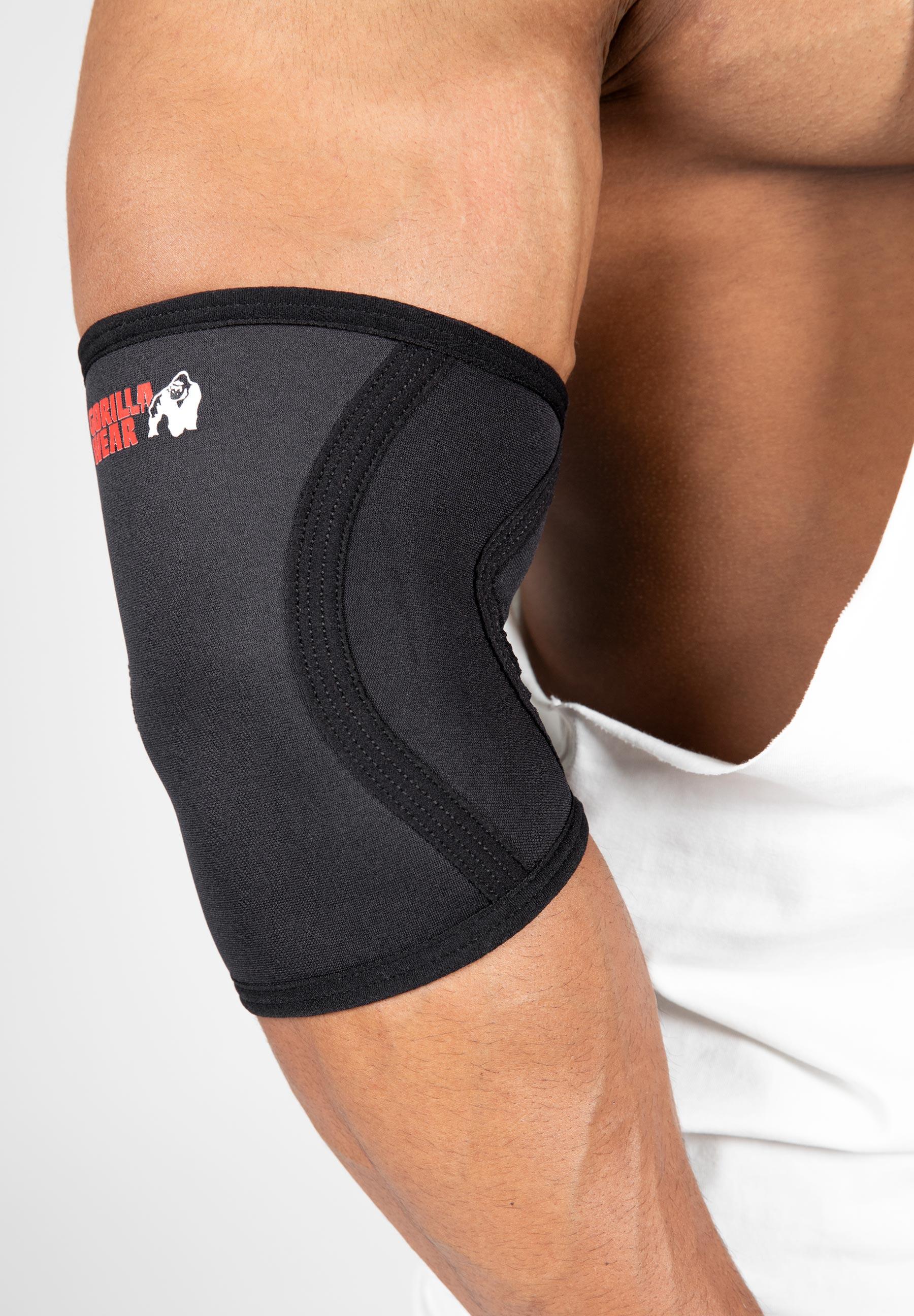 GORILLA WEAR 3MM Elbow Sleeves - Zwart