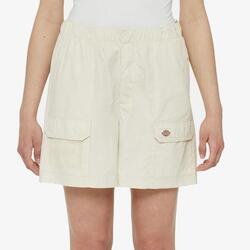 Pantalones Mujer Dickies Fisherville Short Blanco