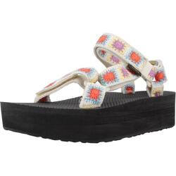 Sandalias Mujer Teva W Flatform Universal Croche Beis