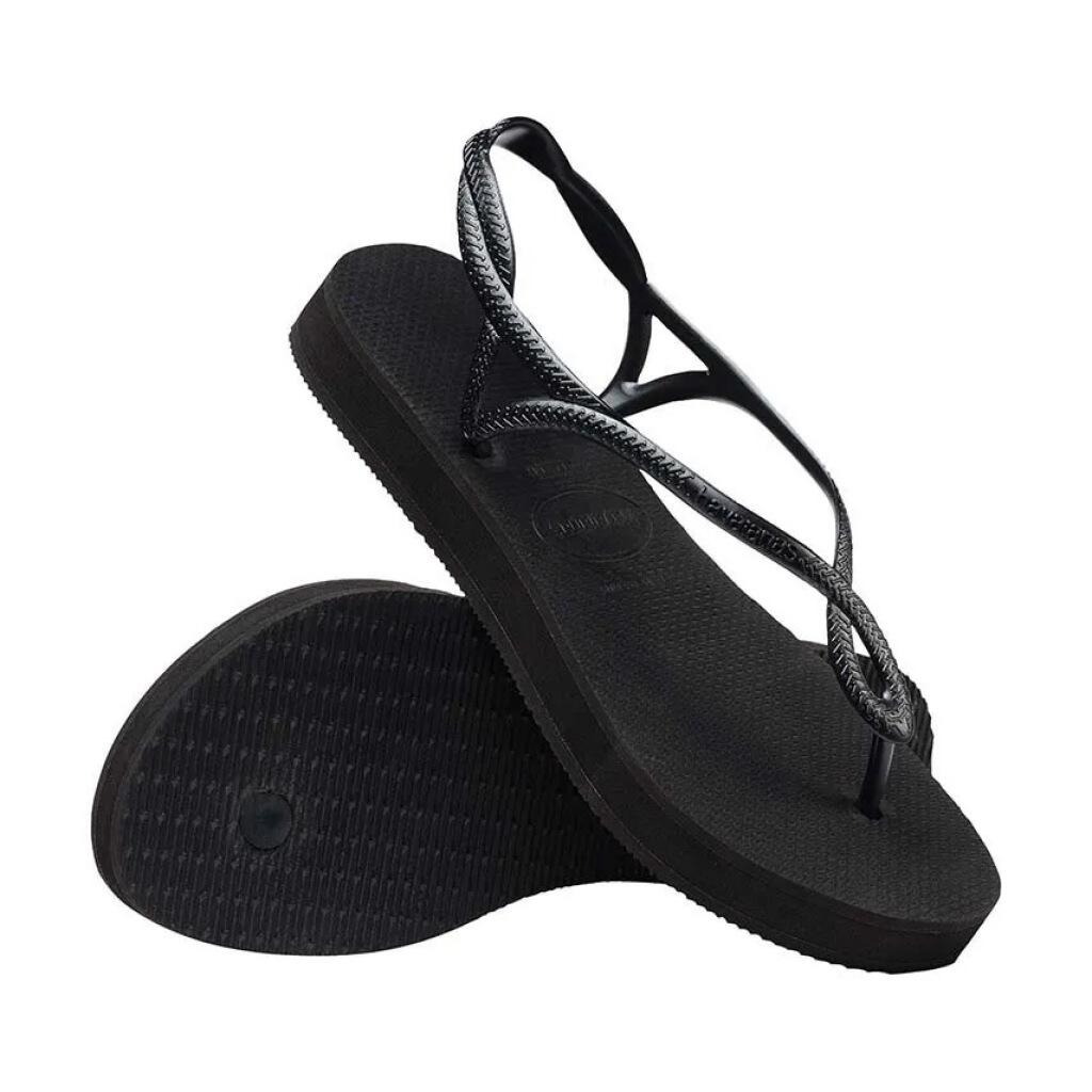 Flip-flops Havaianas Model Luna Flatform Kleur Zwart 3/5