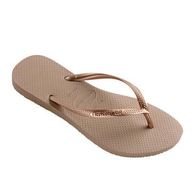 Infradito Havaianas Modello Square Logo Metallic Colore Rosa