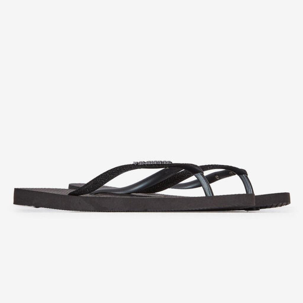 Havaianas - Claquettes Havaianas Modèle Slim Glitter Ii Couleur Noir - Tongs - Noir - 39/42 - Decathlon