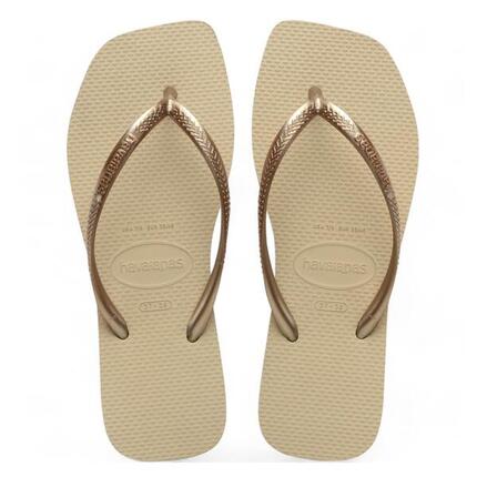 Chanclas Mujer Havaianas Square Bronce