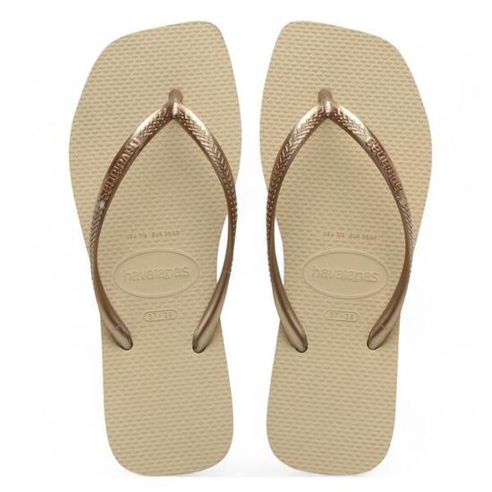 Chanclas Mujer Havaianas Square Bronce