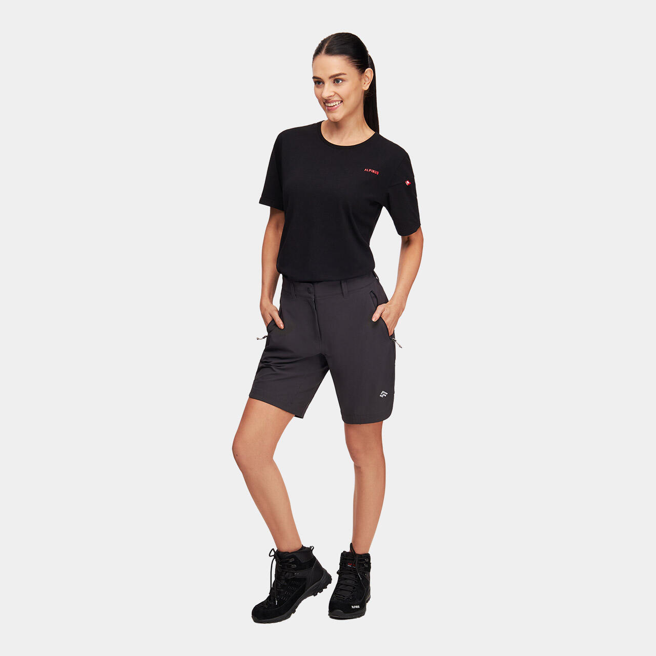 Vrouwen trekking shorts UPF 50+ Alpinus Ajribaba 2/7