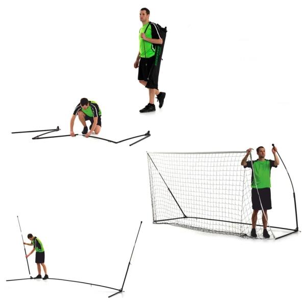 Bramka do piłki nożnej QUICKPLAY KICKSTER 16x7' 5x2 m przenośna 5/7