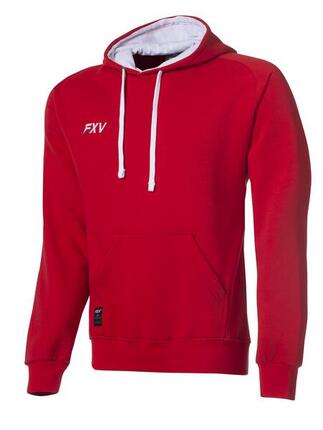 Sweat capuche de rugby Force XV FORCE enfant gris chiné