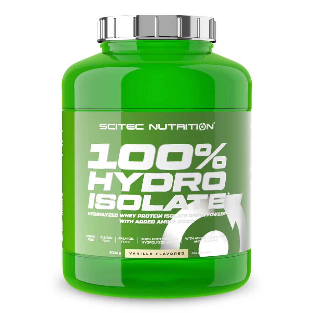 SCITEC NUTRITION Gehydrolyseerde Wei - 100% Hydro Isolaat (2kg) - Vanille