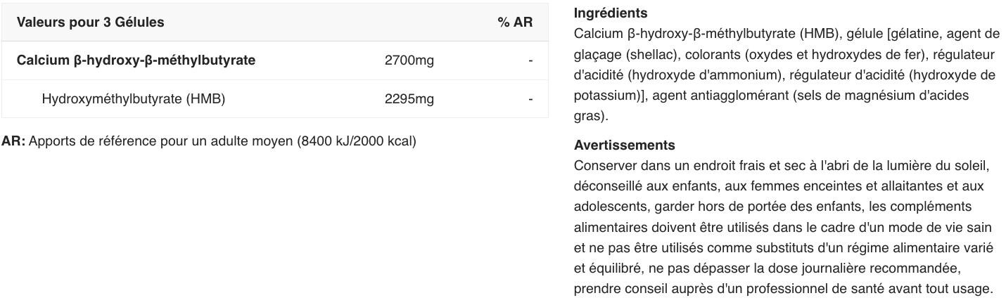 Mega HMB 900mg - 90 Cápsulas Scitec Nutrition 2/5