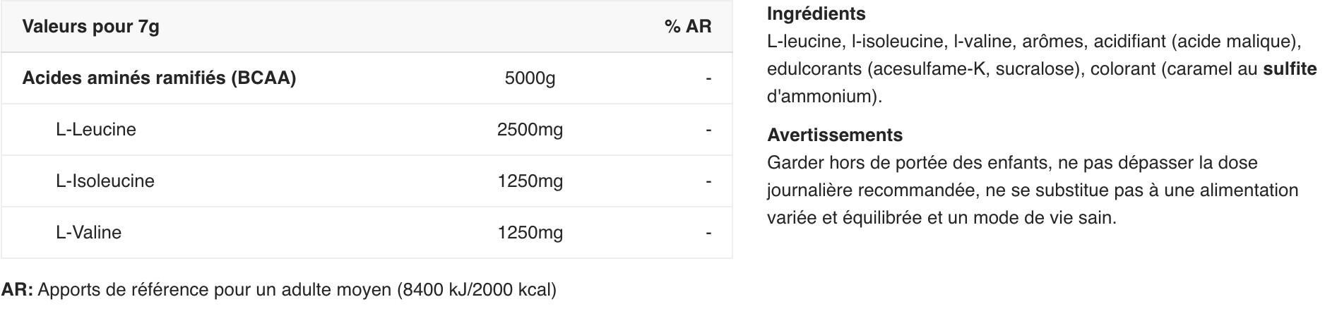 BCAA en poudre - BCAA Xpress - Cola-Citron Vert 2/3