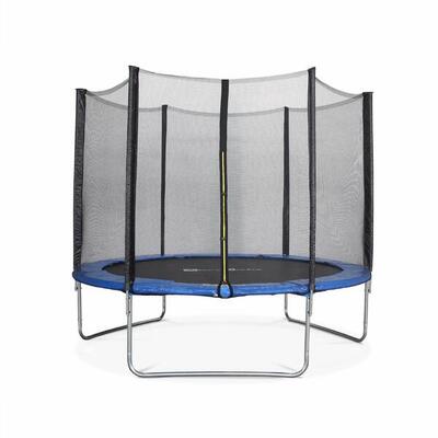 Cama elástica con protección red de 305cm, Gris