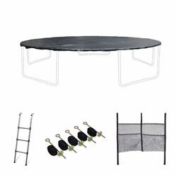 Kit accessoires pour trampoline 460cm Neptune - Échelle, bâche, filet