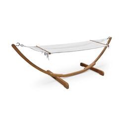 Hamac en bois 317x100cm avec toile en coton, Hamaca | sweeek