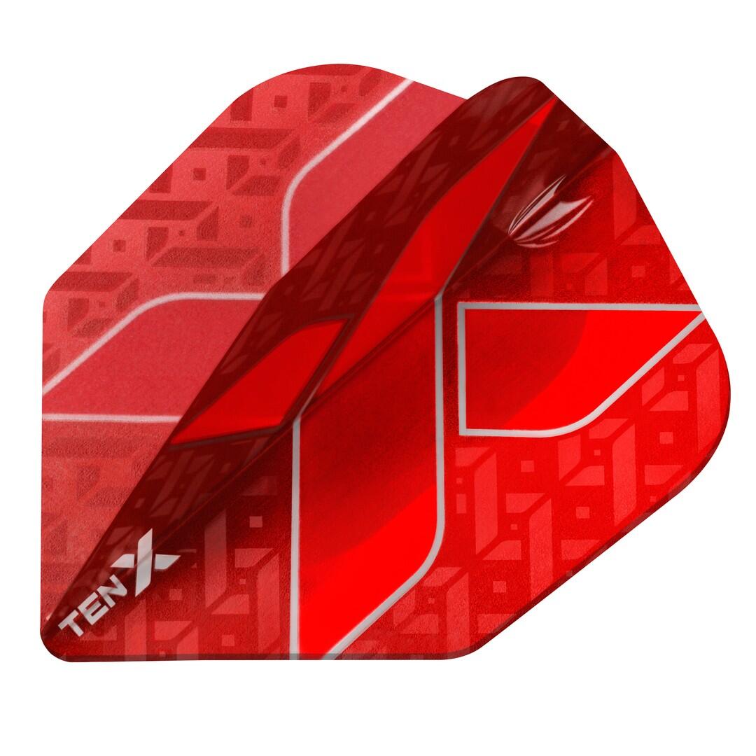 Target Ten-X Ultra Dart Board Flights Set of 3 - Red