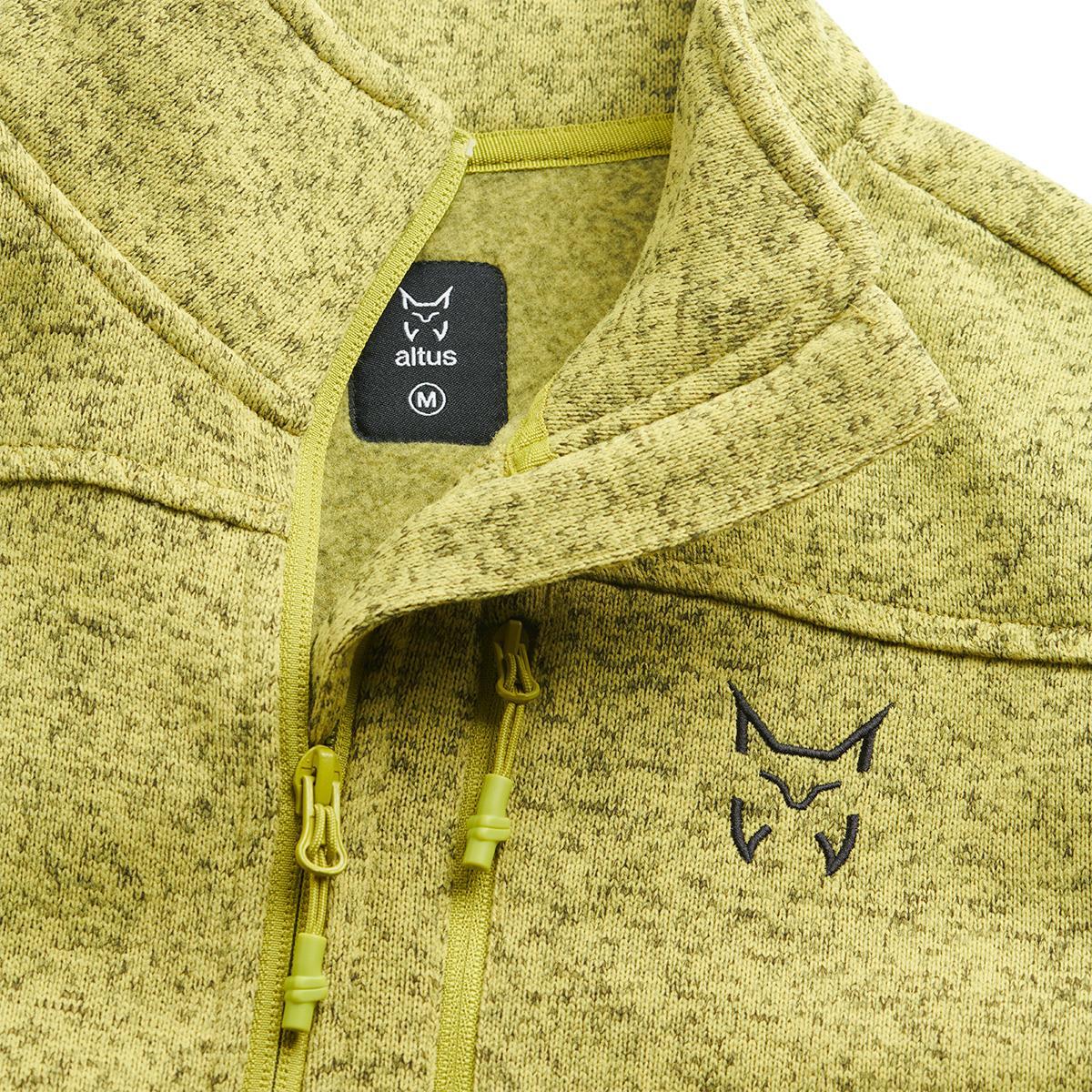 Chaqueta Trekking de montaña Hombre  ALTUS ODYSSEY I30 Amarilla 3/4