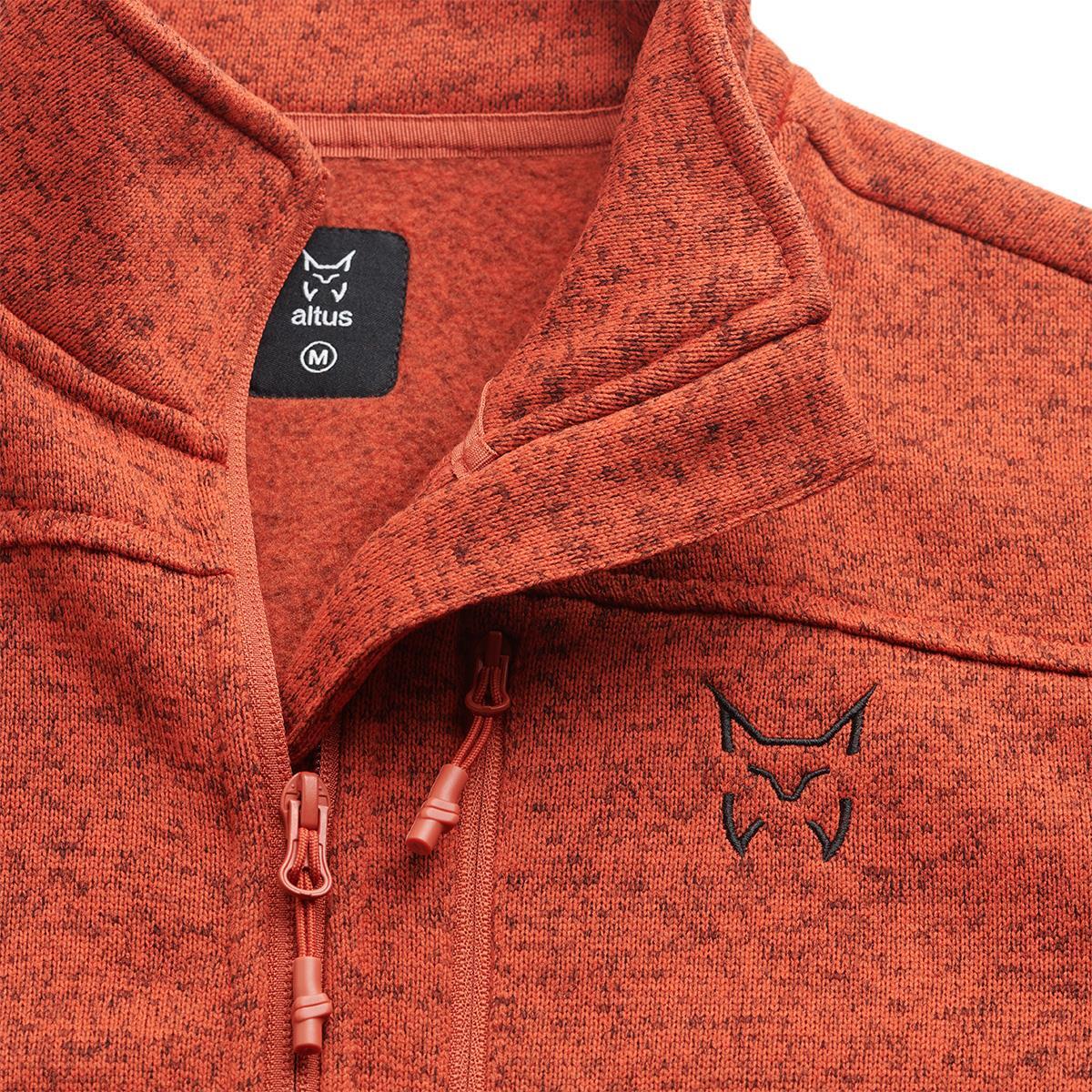 Chaqueta Trekking de montaña Hombre  ALTUS ODYSSEY I30 Naranja 3/4