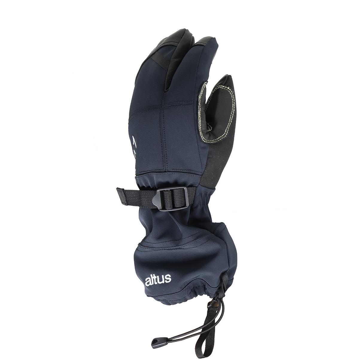Guantes Senderismo en nieve Adulto ALTUS GLACIAR BLACK Manopla tri-dedo 3/5