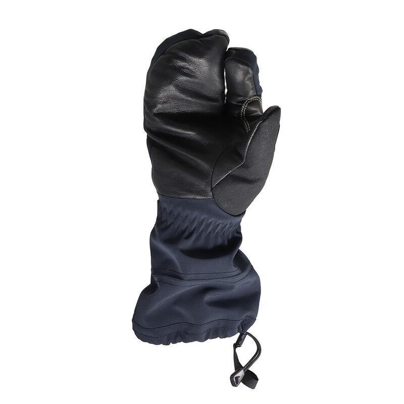 Guantes Senderismo en nieve Adulto ALTUS GLACIAR BLACK Manopla tri-dedo