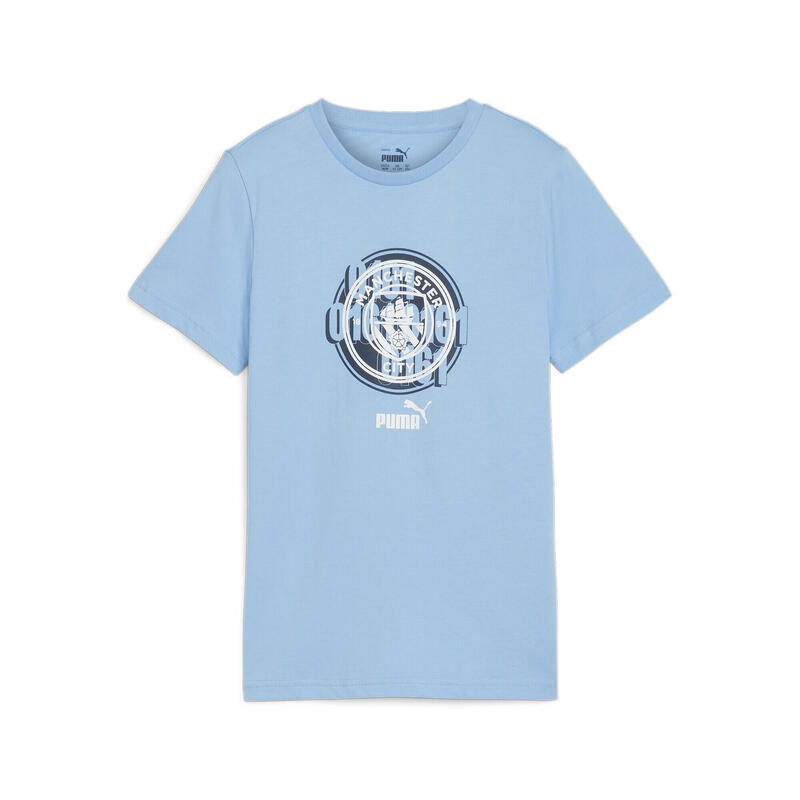 T-shirt Manchester City ftblCULTURE per ragazzi PUMA Team Light Blue