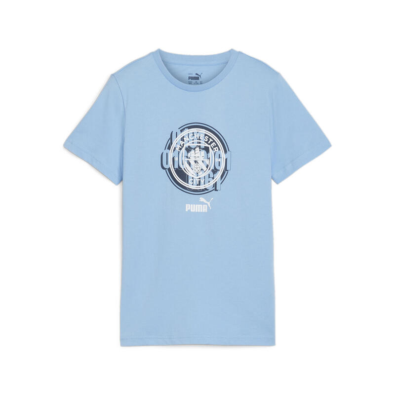 Tričko Manchester City pro mládež PUMA Team Light Blue