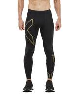 2XU MA5305b Light Speed Compression Tights-Black/Gold Reflective-L