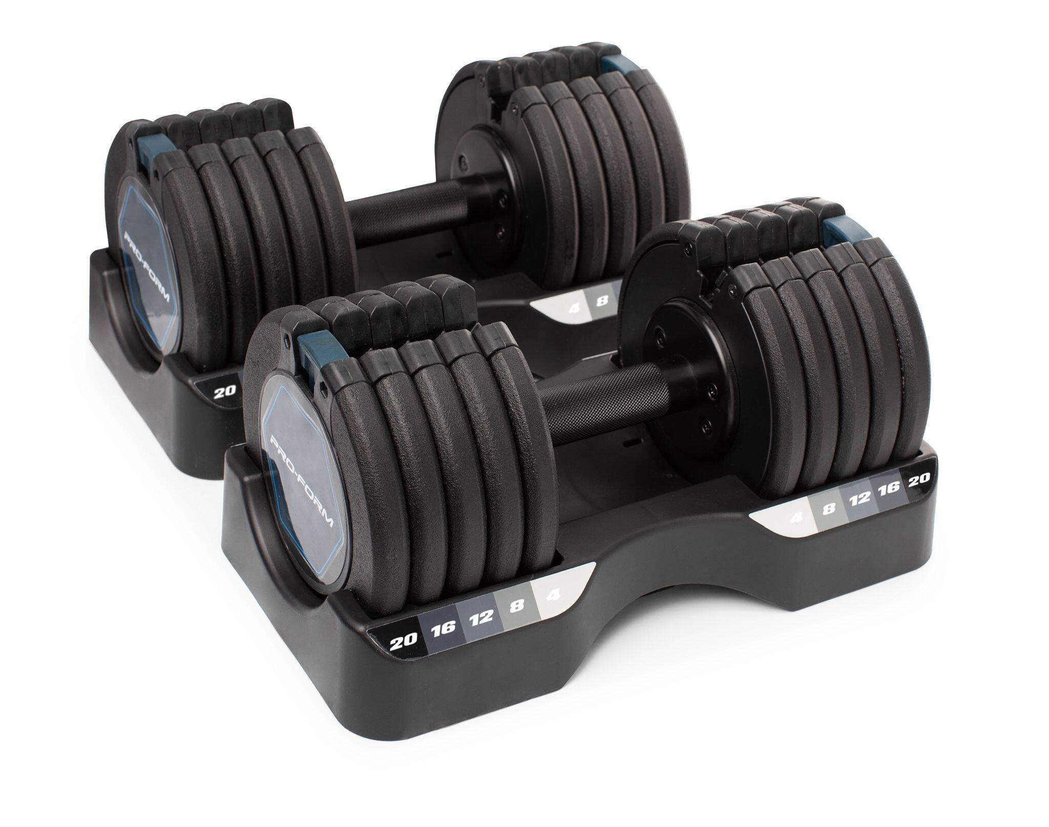 PROFORM Halterset verstelbare van 4 tot 20kg (Paar) - ProForm
