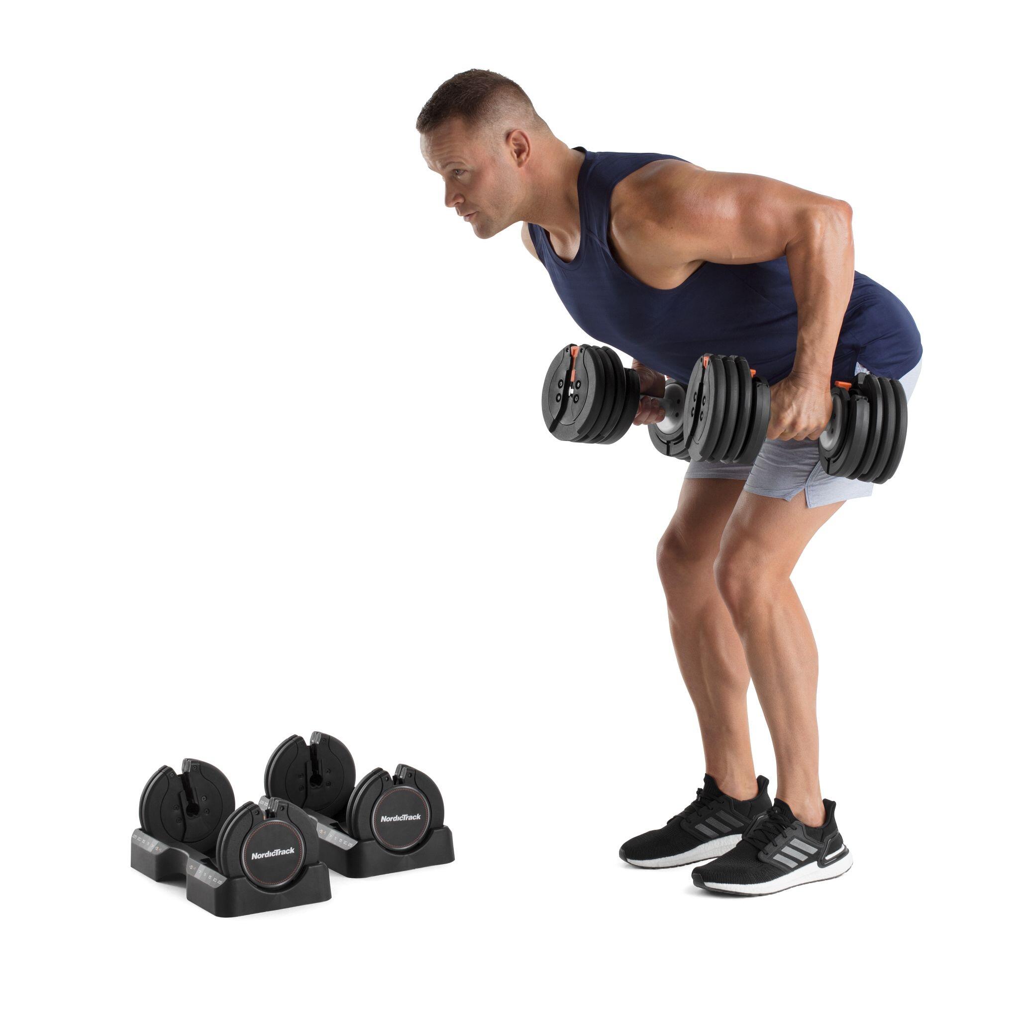 Kit de mancuernas ajustables de 5 a 25kg (Pareja) - NordicTrack 5/8
