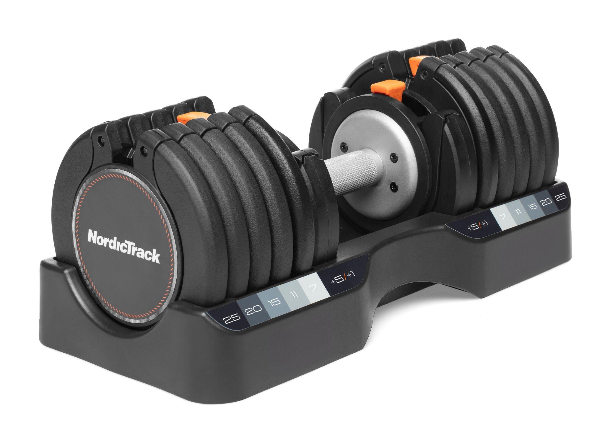 Kit de mancuernas ajustables de 5 a 25kg (Pareja) - NordicTrack 3/8