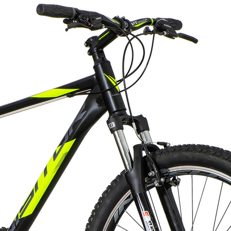 Explorer Master 27,5 MTB kerékpár Fekete V-fékes