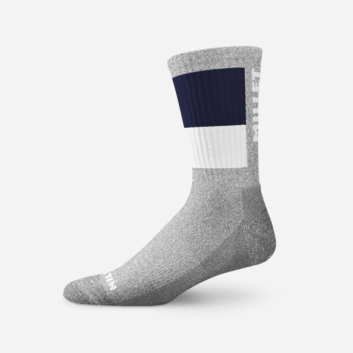 Millet - Chaussettes Randonnée Unisexe Seneca Mid - Chaussettes - Gris - 36/38 - Decathlon