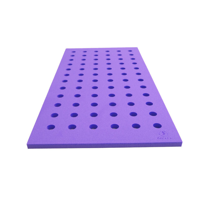 Tapiz de Natación Leisis para Bebés Pequeño con Orificios Morado 100x50x2 cm