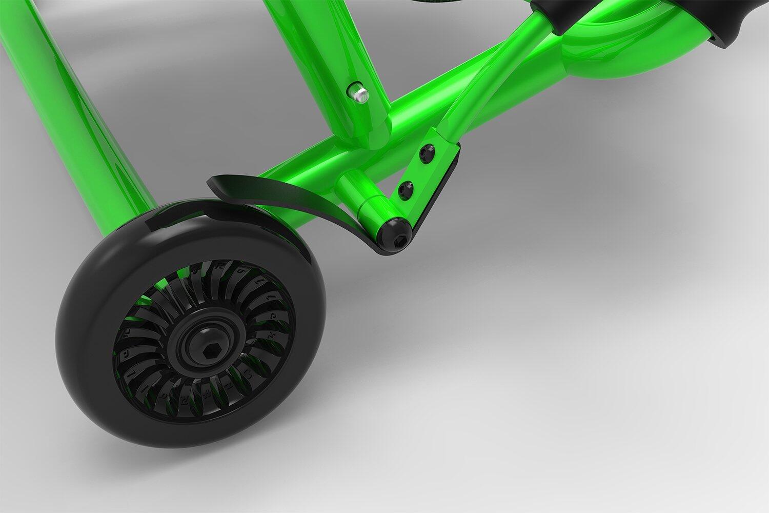 Ezy Roller Classic Kids Kart Trike Weave Ride On - Lime Green 4/6
