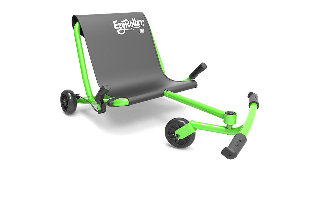 Ezy Roller PRO Kart Trike Weave Ride On - Lime Green 1/3