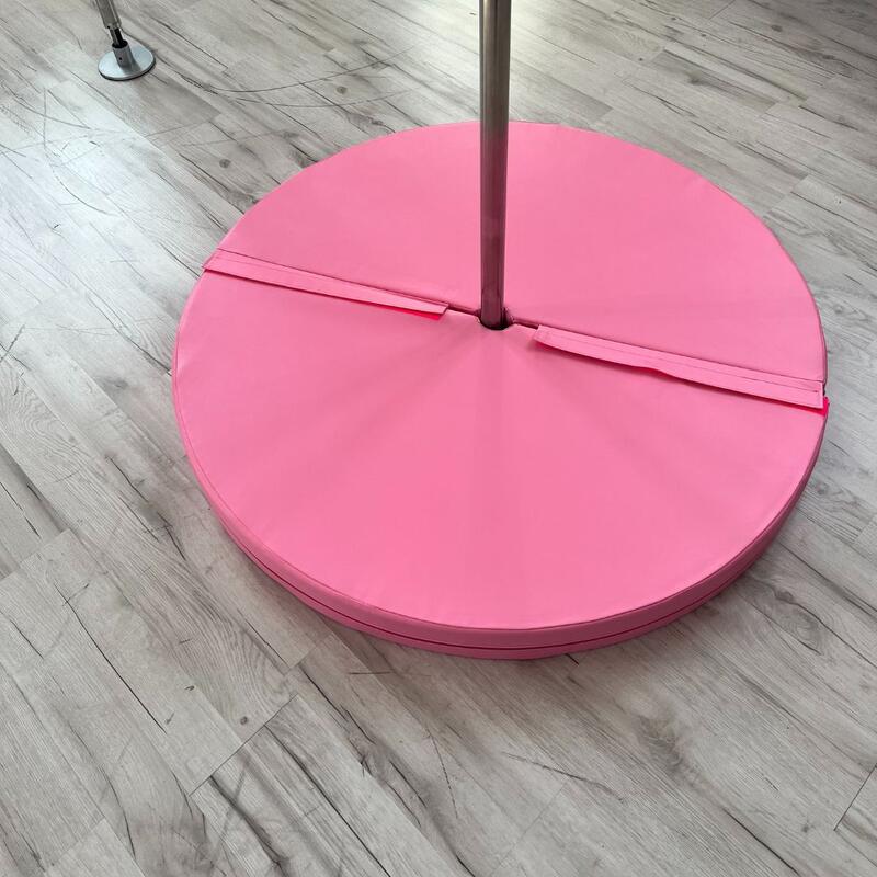 Colchón redondo para pole dance, diámetro 120 cm, grosor 10 cm
