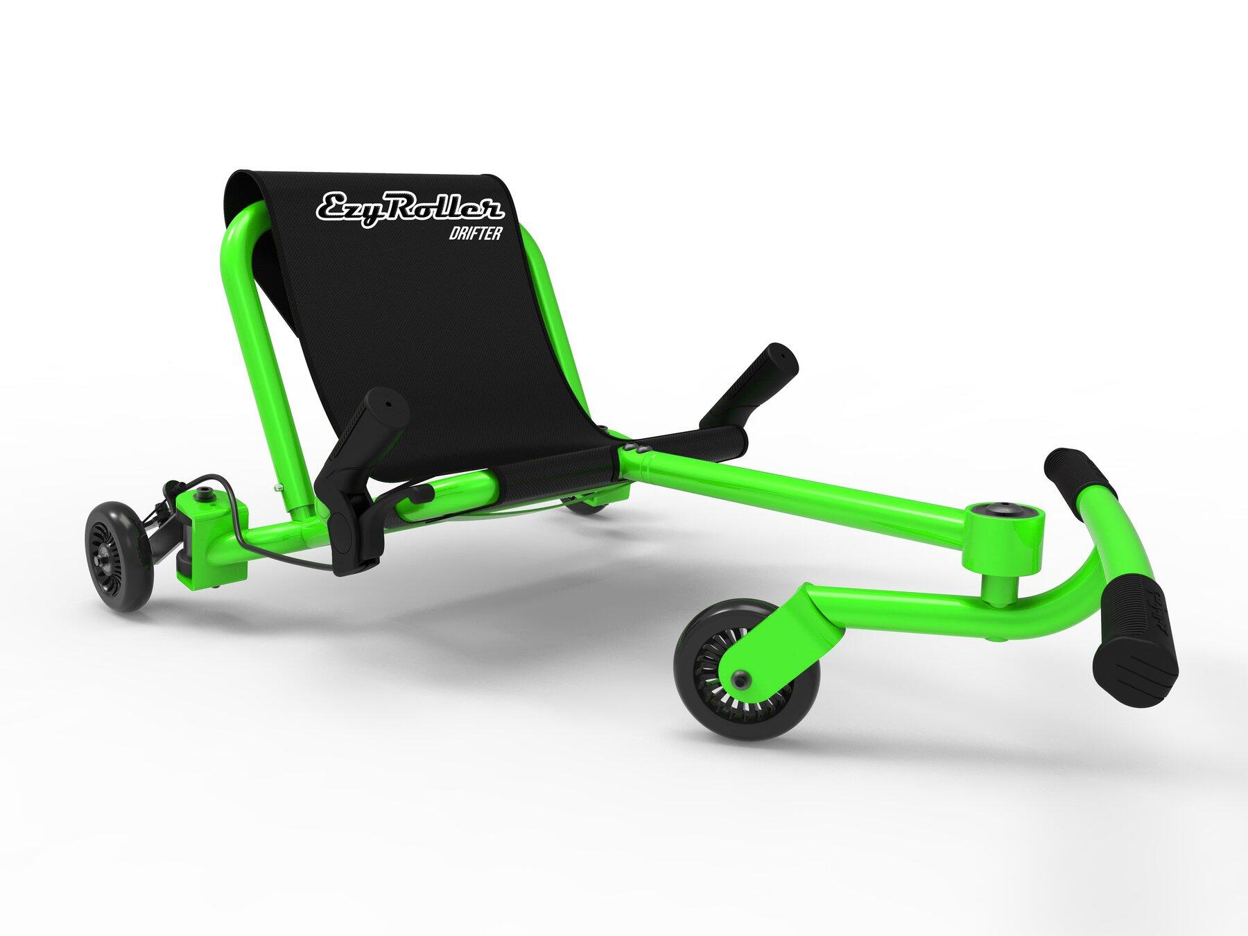 Ezy Roller DRIFTER Kart Trike Weave Ride On - Lime Green 1/5