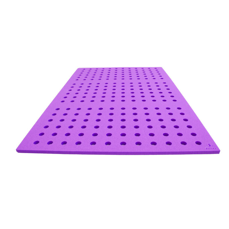 Tapiz de Natación Leisis para Bebés Grande con Orificios Morado 150x100x2 cm