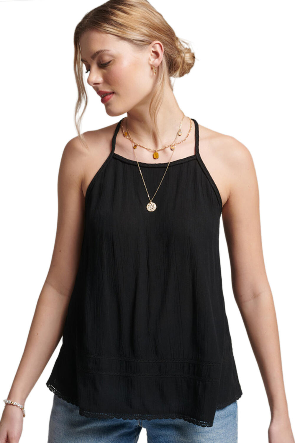 SUPERDRY Dames sportblouse SuperDry Vintage Beach Cami Top