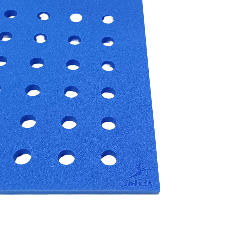Tapiz de Natación Leisis para Bebés Grande con Orificios Azul 150x100x2 cm 3/3