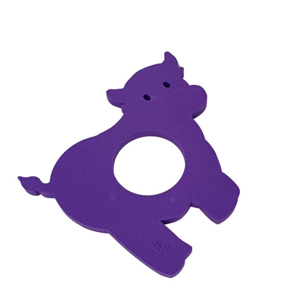 Tapiz de Natación Leisis Flotante de Vaquita Morado 65,5x66,5x4 cm 3/3