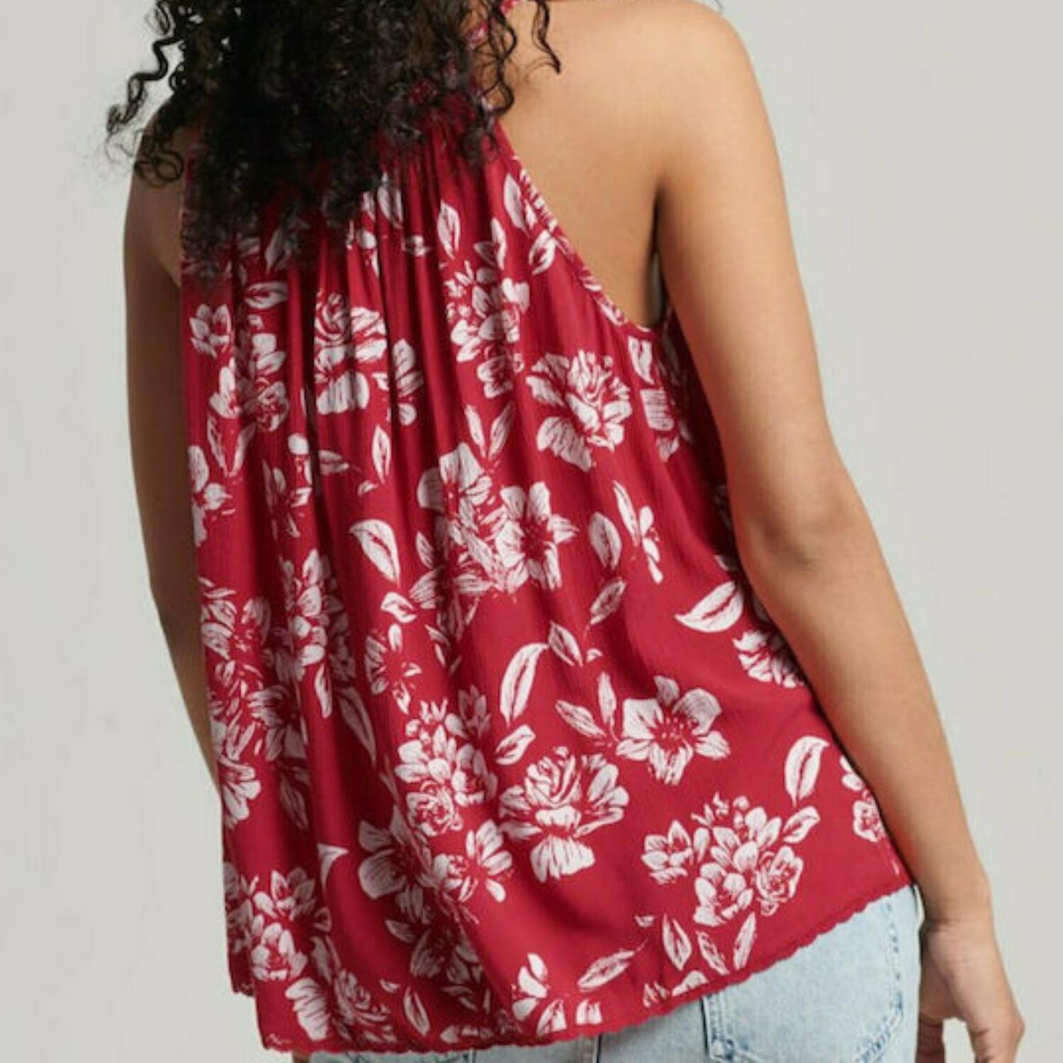 Blusa deportiva para mujer SuperDry Vintage Beach Cami Top 2/6