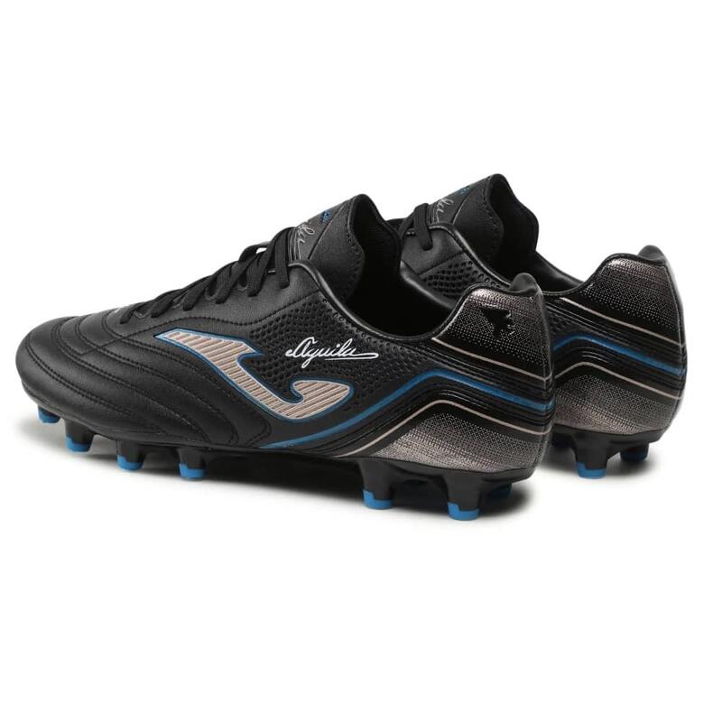 Ghete fotbal barbati Aguila 2301 FG Negru Auriu