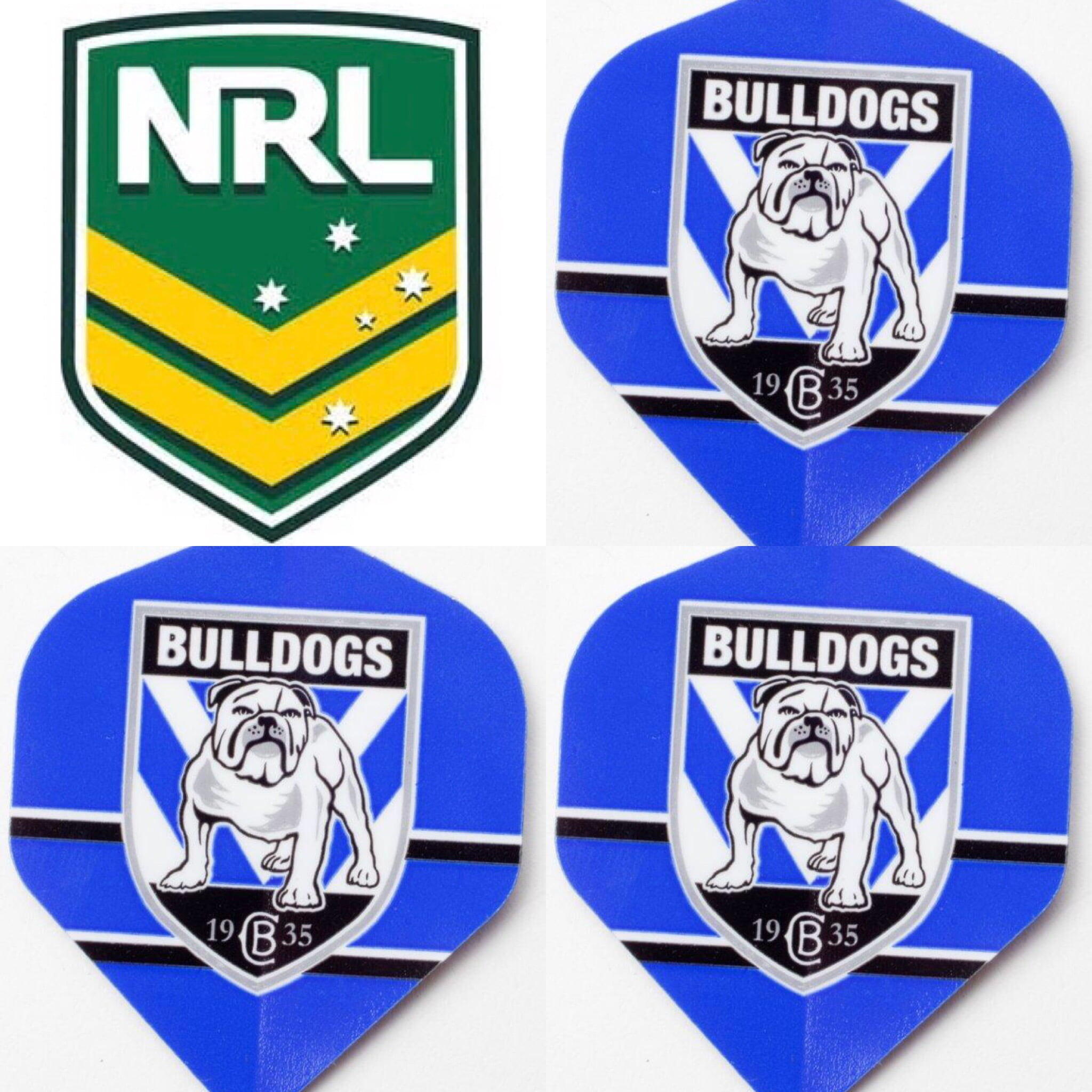 NRL Canterbury Bulldogs Dart Board Dart Flights