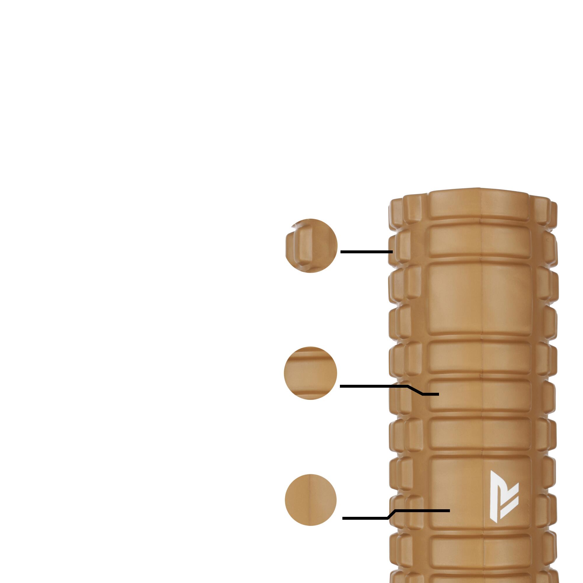 Foam Roller – Massage des points de tension – 33 cm – Couleur Caramel 2/7