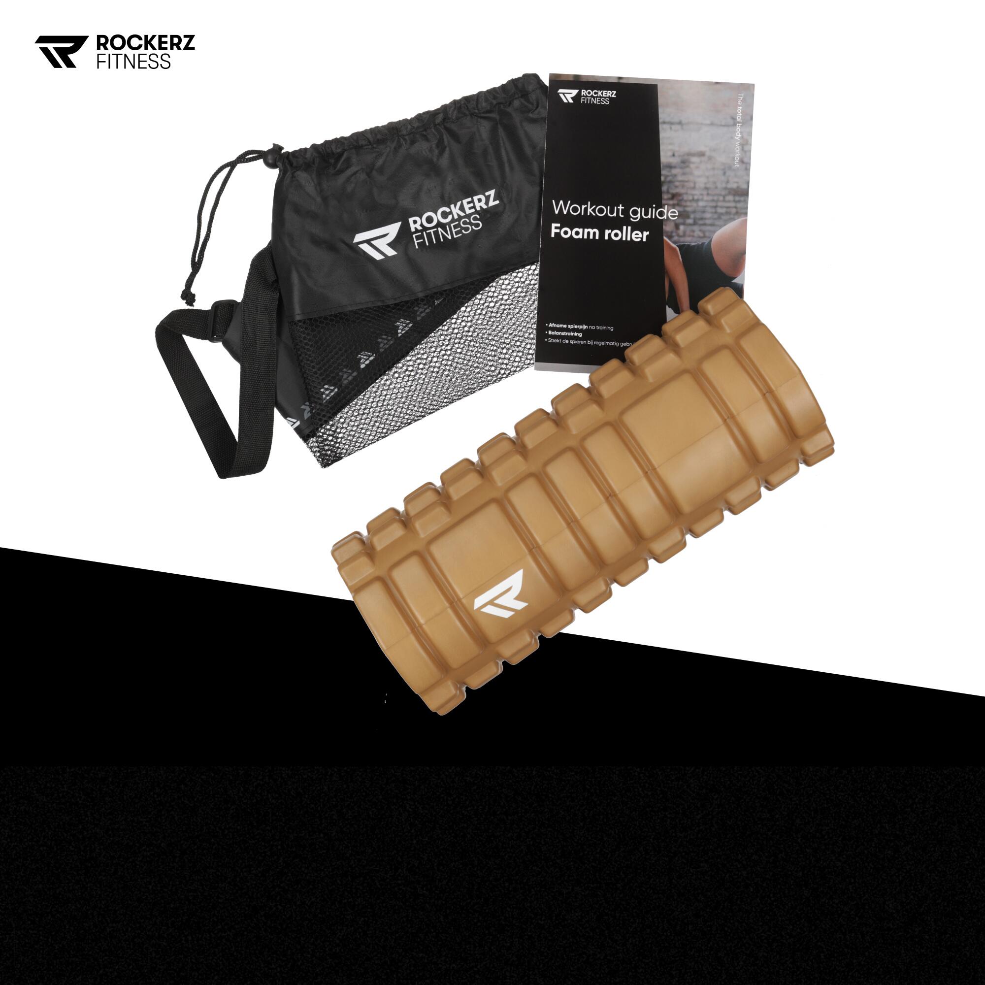 Foam Roller – Massage des points de tension – 33 cm – Couleur Caramel 3/7