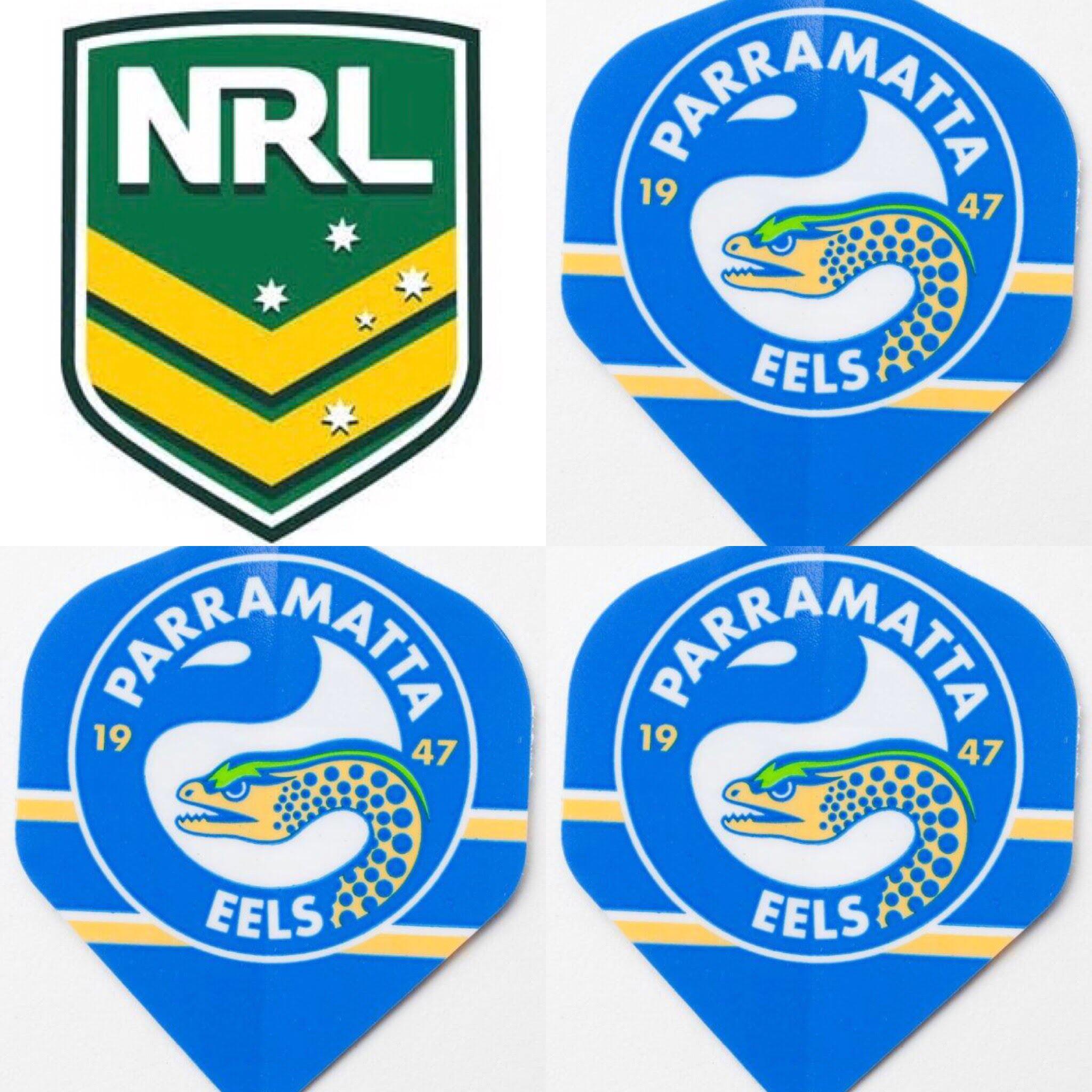 NRL Dart Board Dart Flights - Eels