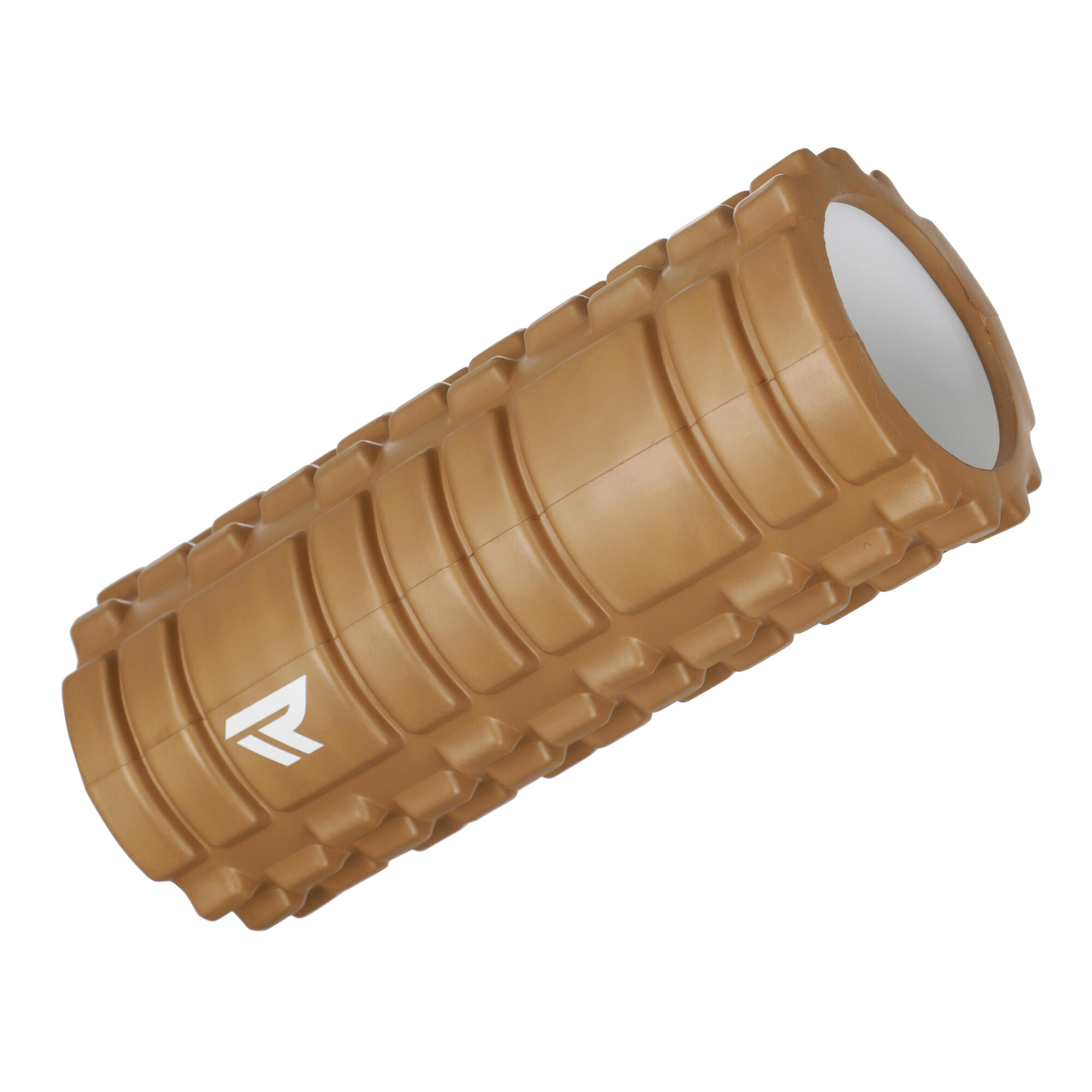 ROCKERZ FITNESS Rullo in schiuma - Massaggio Trigger Point - 33 cm - Colore Caramel