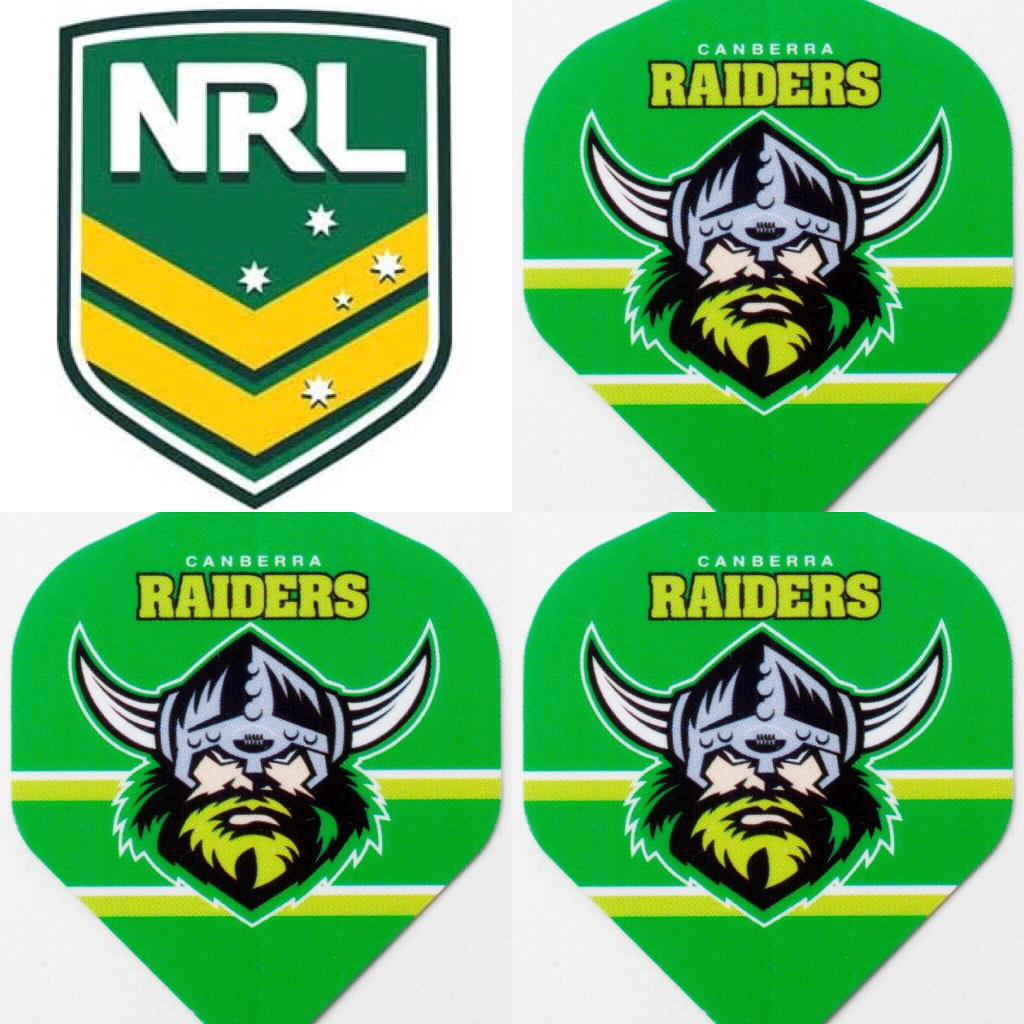 NRL Dart Board Dart Flights - Raiders